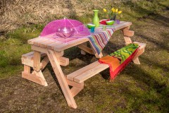 Inklapbare Picknicktafel Bank en Tafel 2 in 1