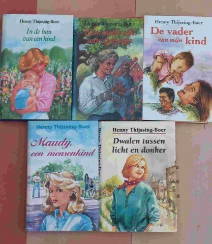 5 boeken van HENNY THIJSSING-BOER