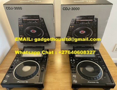 Pioneer Cdj-3000  Pioneer Cdj 2000 NXS2  Pioneer Djm 900 NXS2